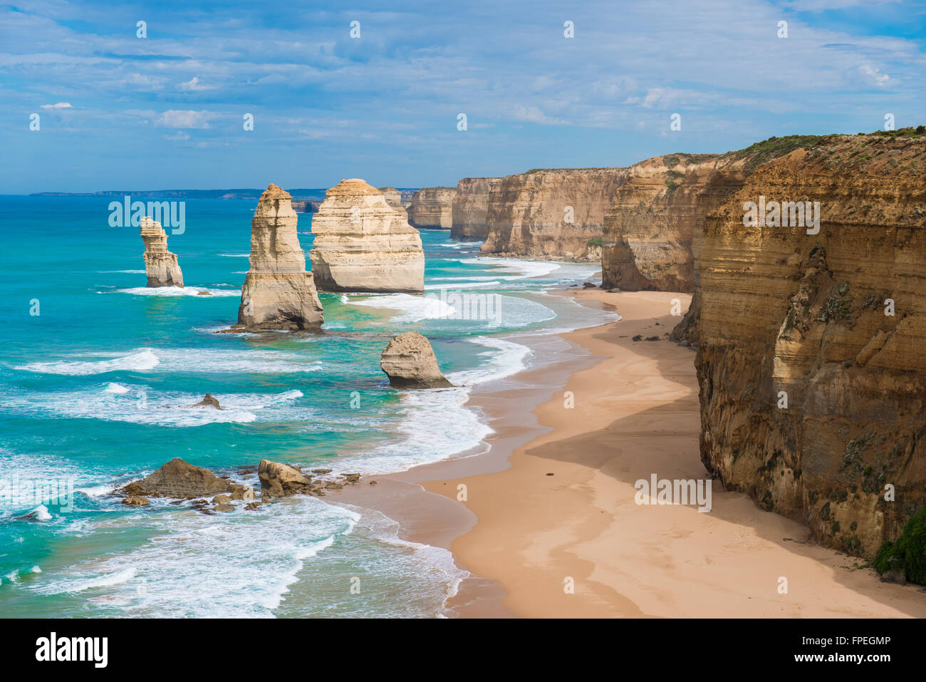 the Twelve Apostles, Great Ocean Road, Australia Stock Photo