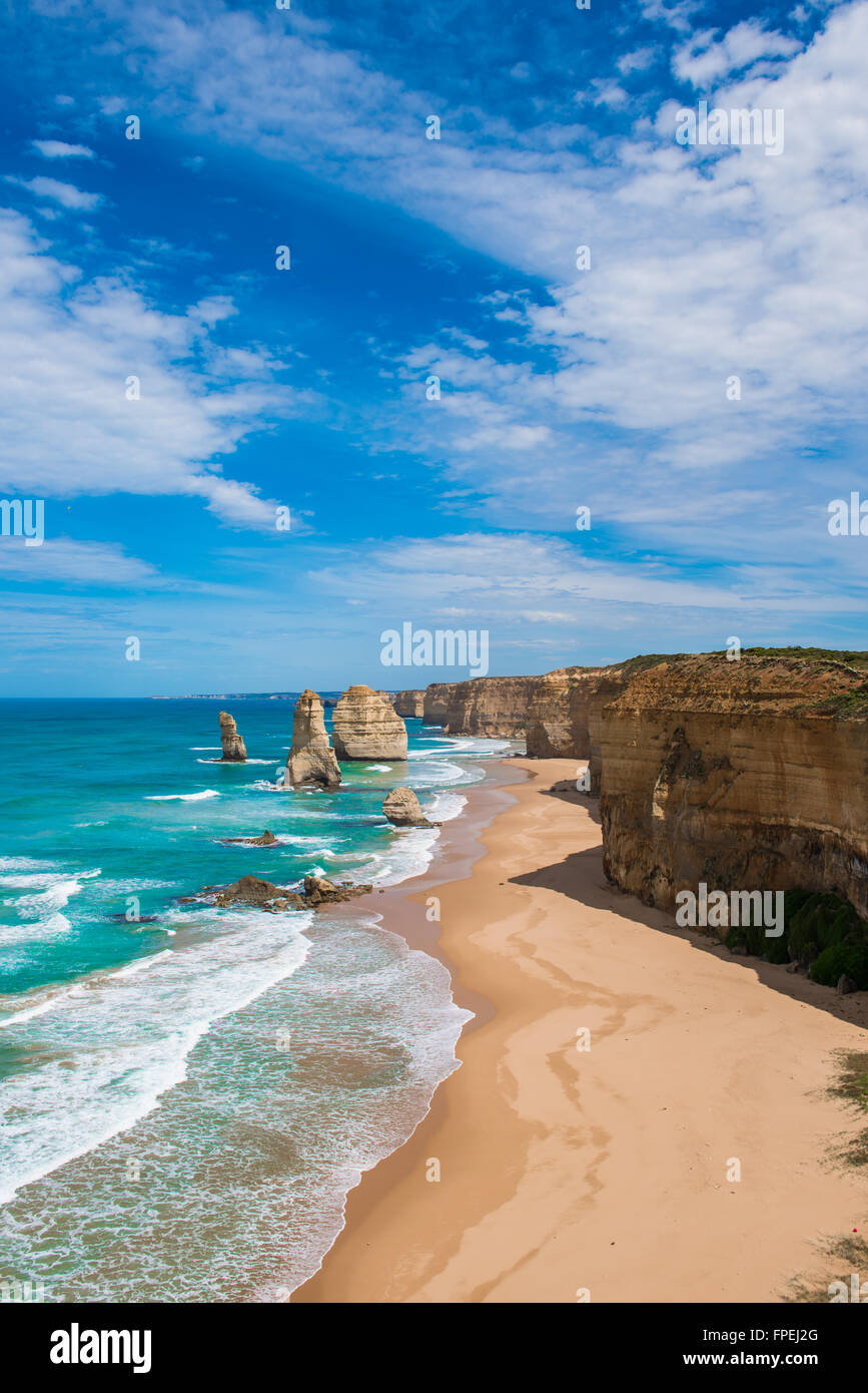 the Twelve Apostles, Great Ocean Road, Australia Stock Photo