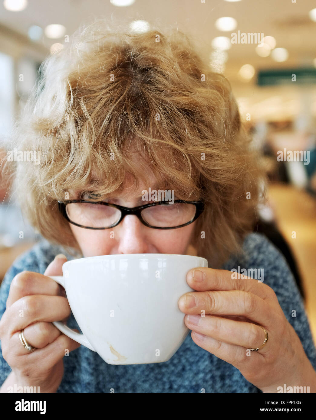 Woman funny glasses nose hi-res stock photography and images - Alamy