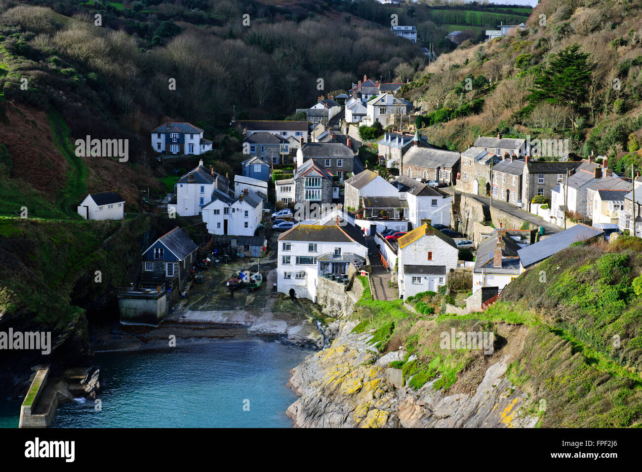 Portloe,Fishing Village,Summer Haven for Tourists,Roseland Peninsula