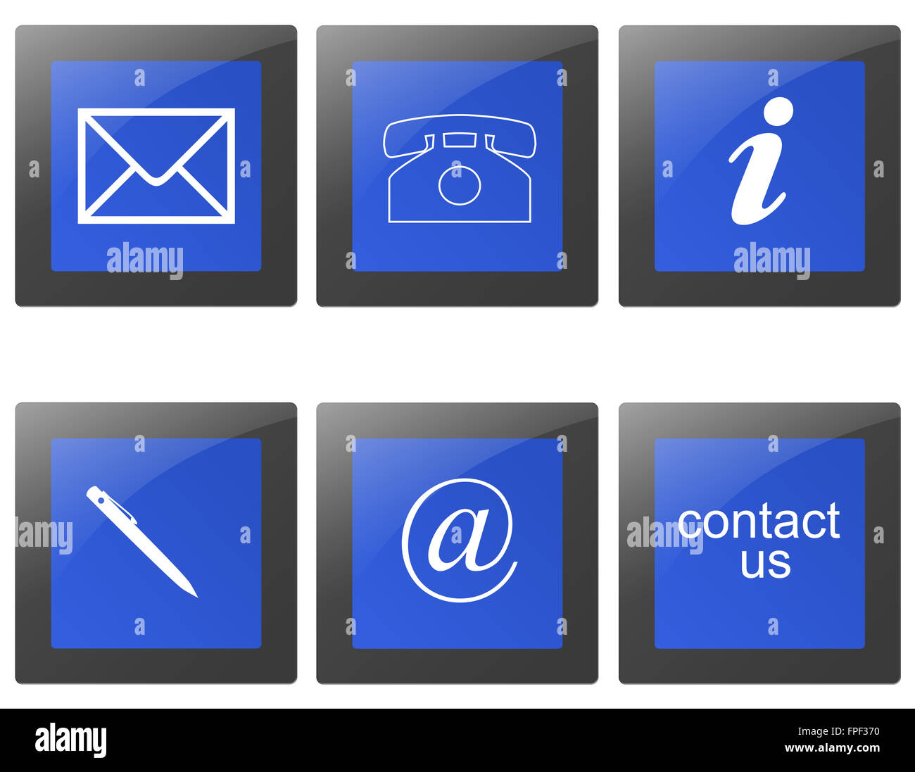 commercial contact signs for business Stock Photo Alamy