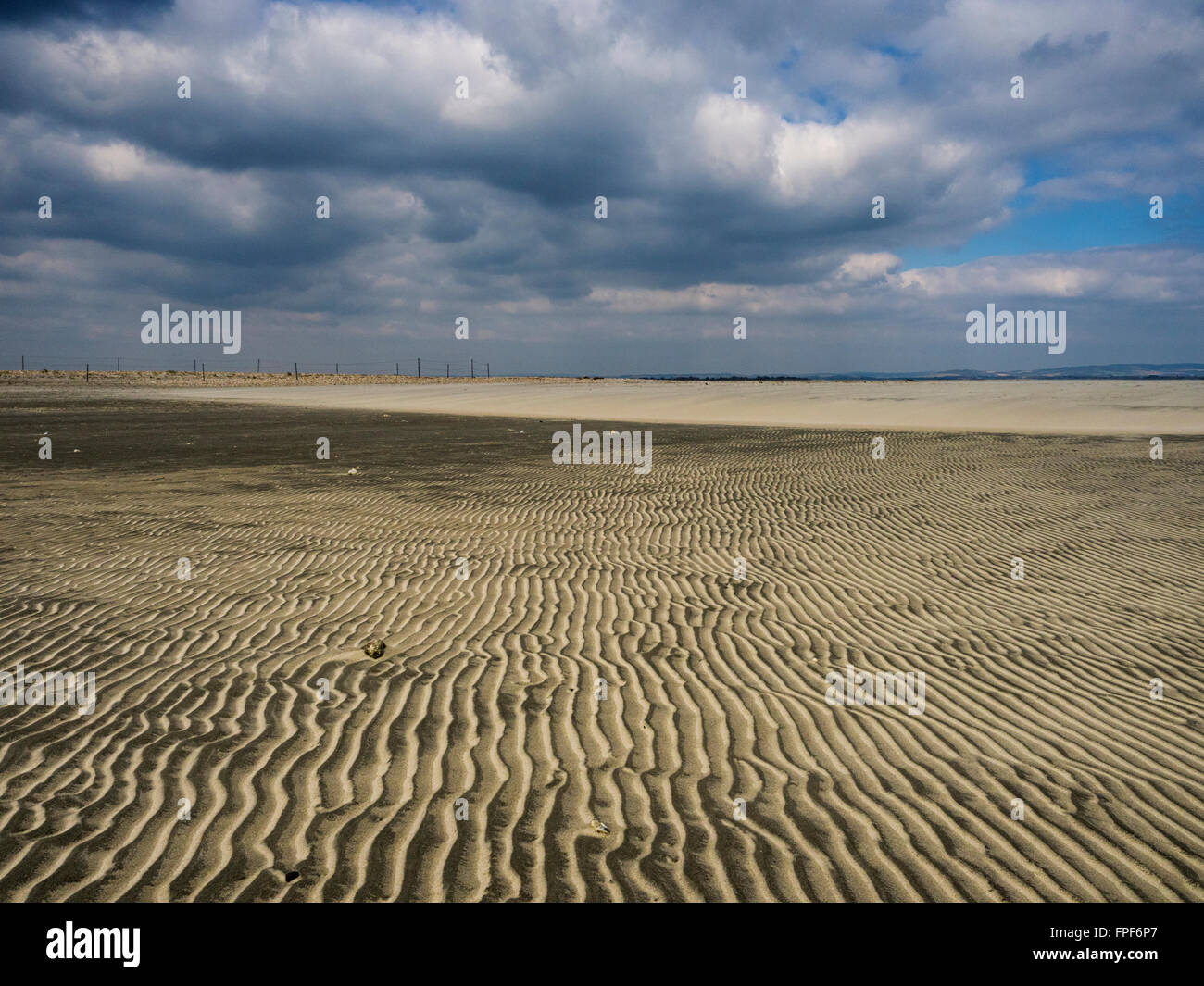 Ripples in the sand and a pebble at East Head, West Wittering, West