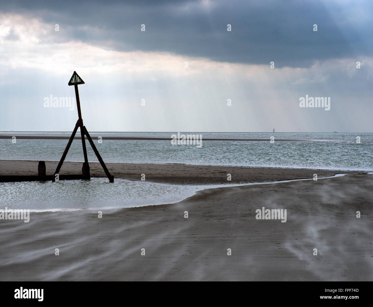The sandy beaches of West Wittering, West Sussex Stock Photo