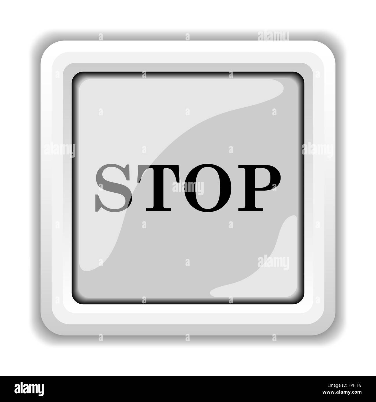 Emergency stop switch sign Black and White Stock Photos & Images - Alamy