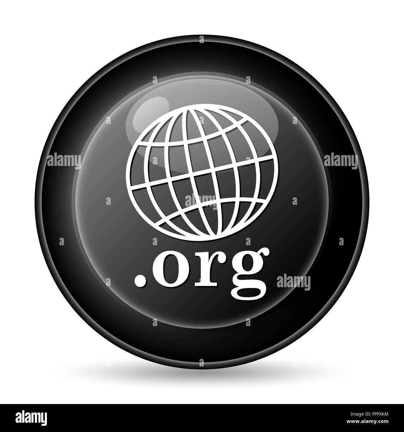 .org icon. Internet button on white background Stock Photo - Alamy