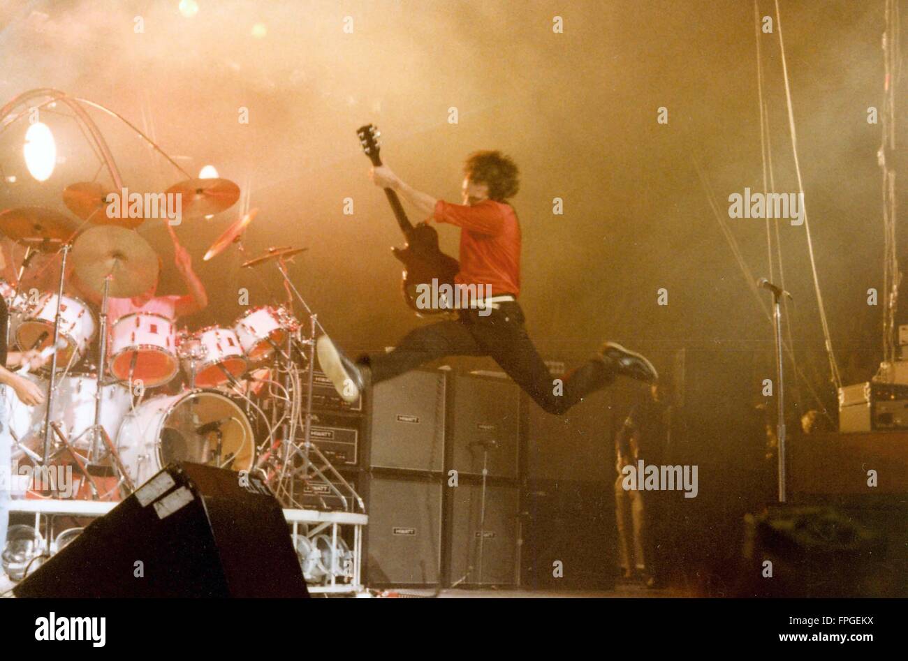 The Who , Pete Townshend  , Madison Square Garden 9/17/79  photo Michael Brito Stock Photo