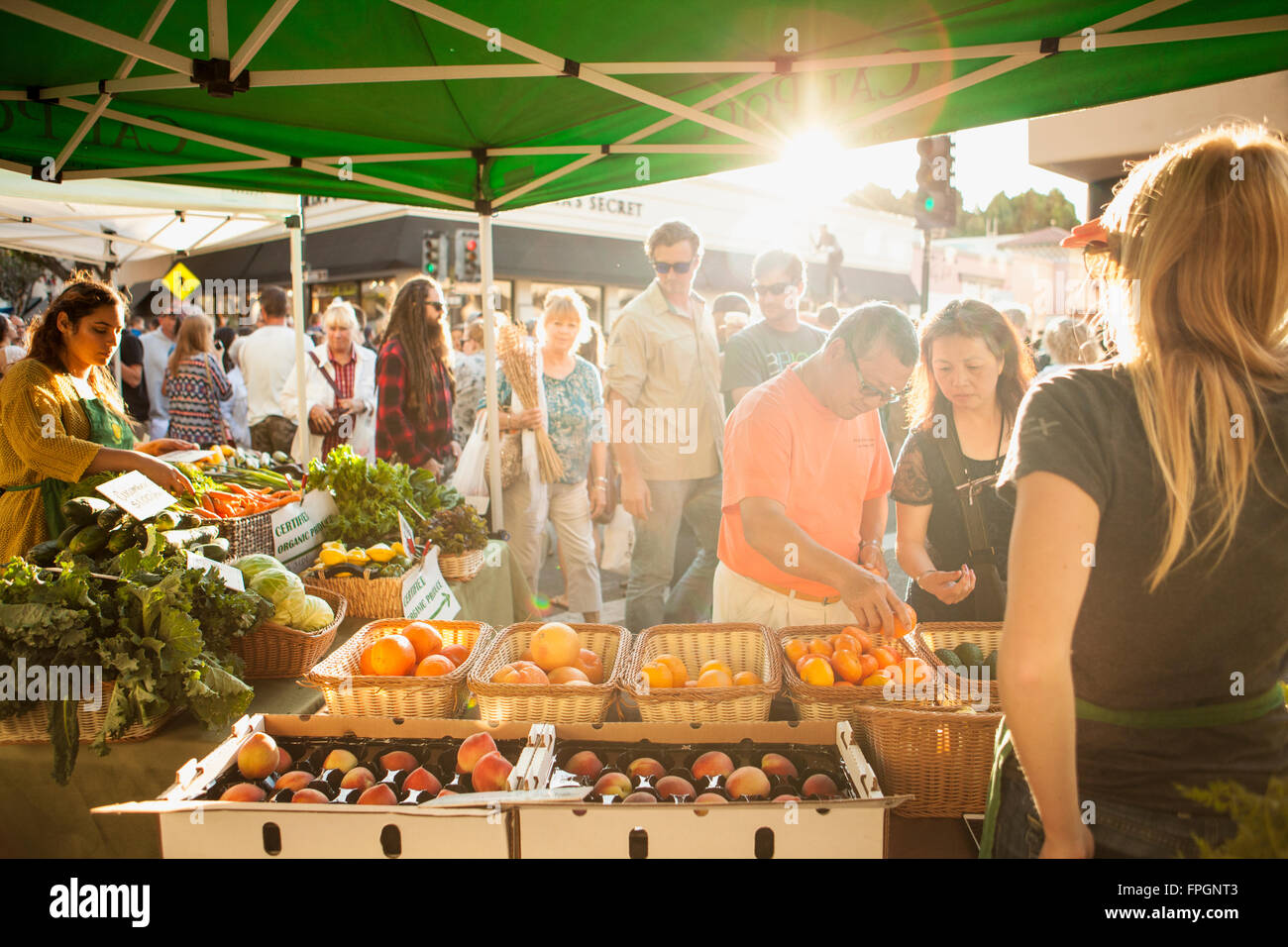 Cal Poly Organic Farm Produce Stand, Downtown Farmers Market, San Luis