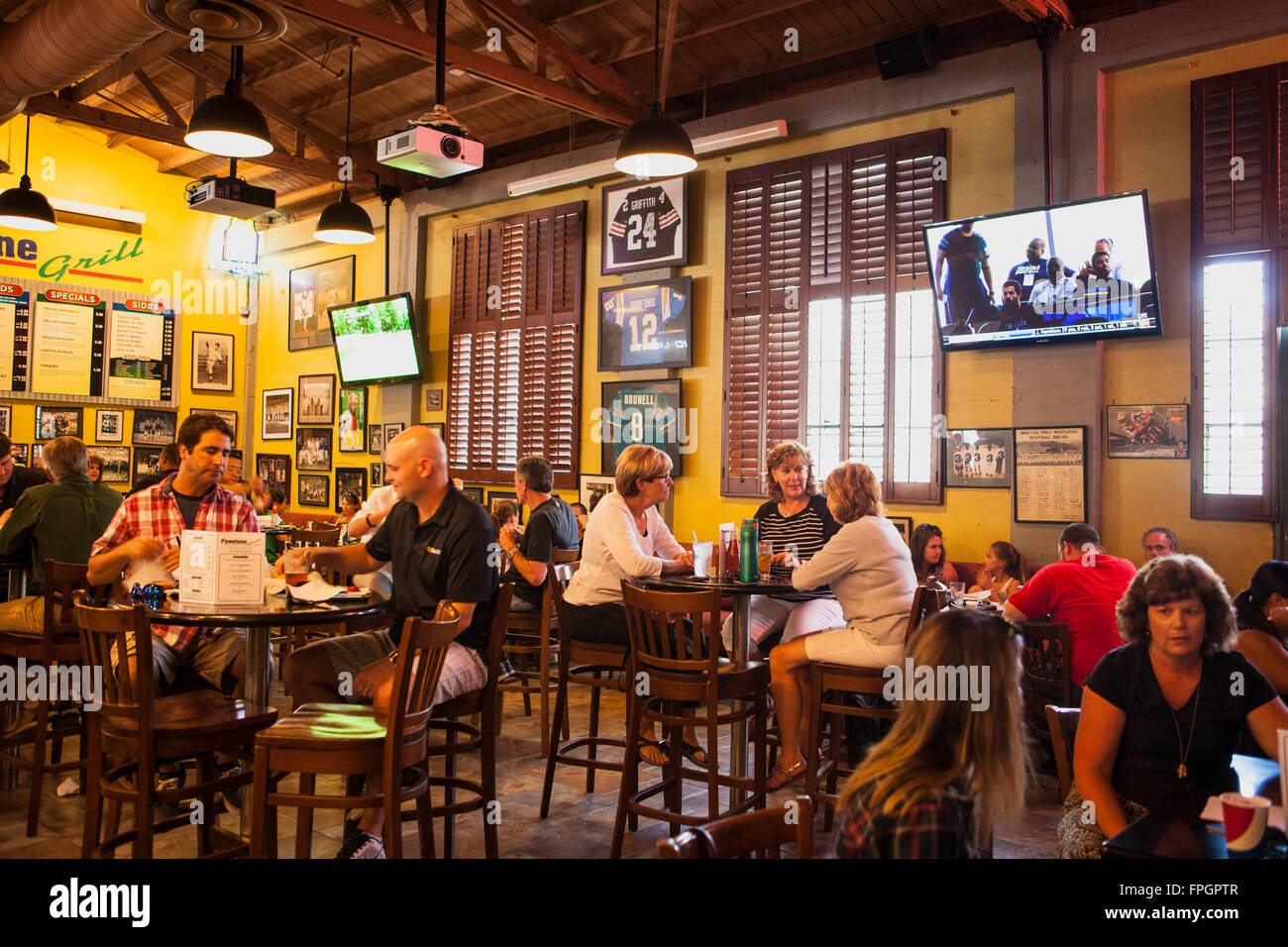 Firestone Grill, San Luis Obispo, California Stock Photo Alamy