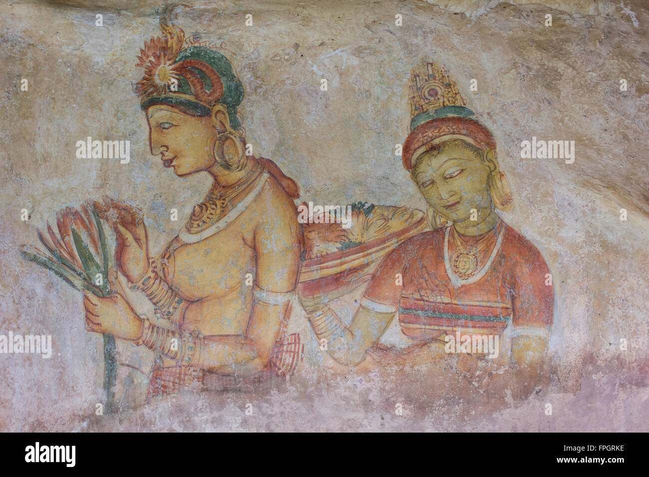 Maidens of the Clouds in Sri Lanka Stock Photo