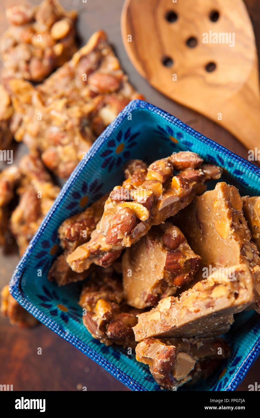 almond butter brittle at Linn's Gourmet Foods, Cambria, California