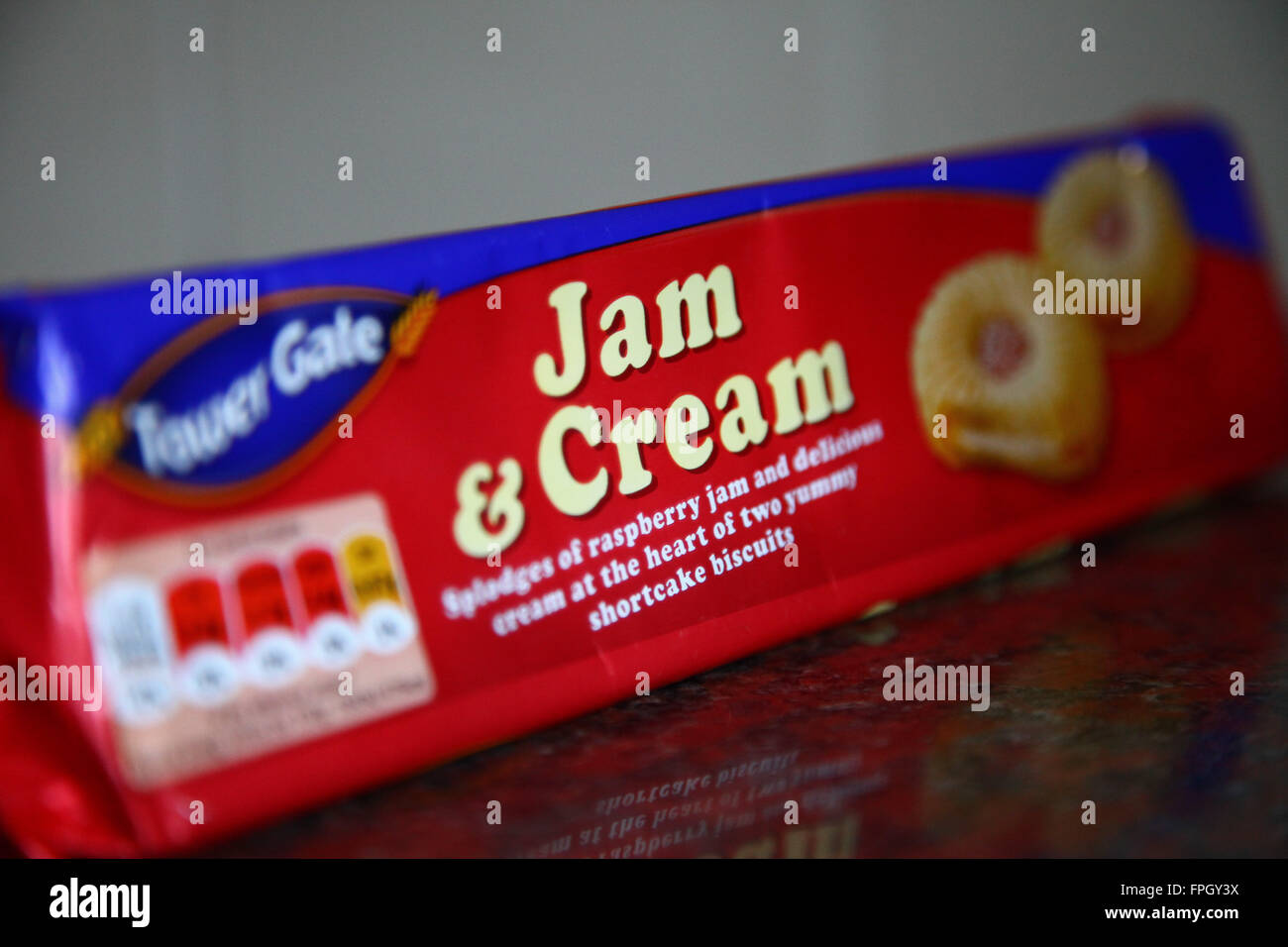 Jam and cream biscuits hires stock photography and images Alamy
