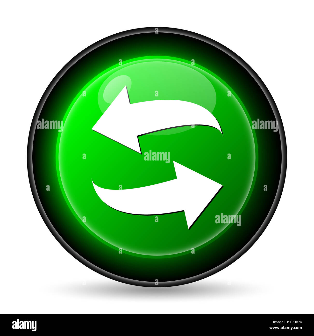 Swap icon. Internet button on white background Stock Photo - Alamy