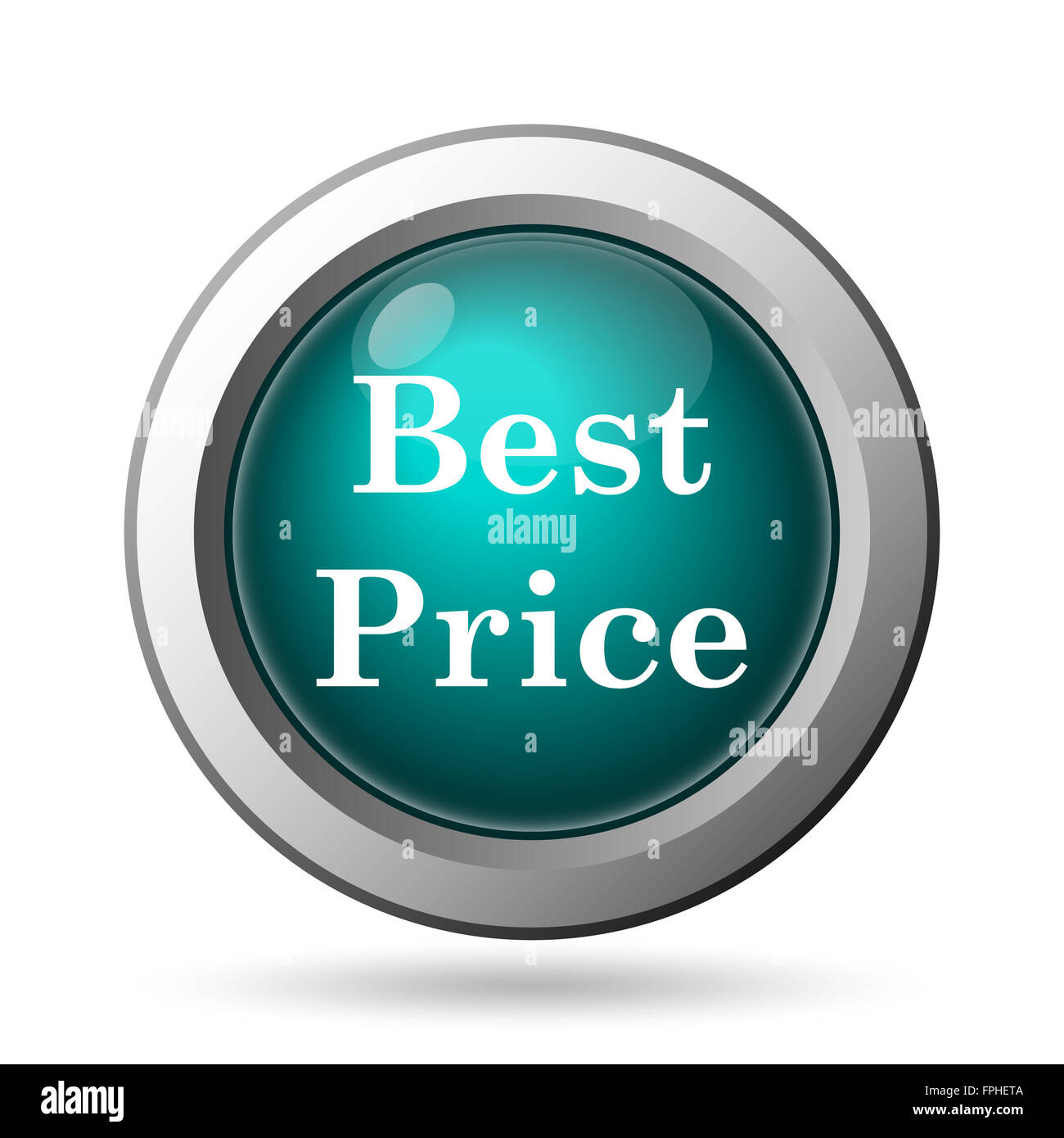 Best price icon. Internet button on white background Stock Photo - Alamy