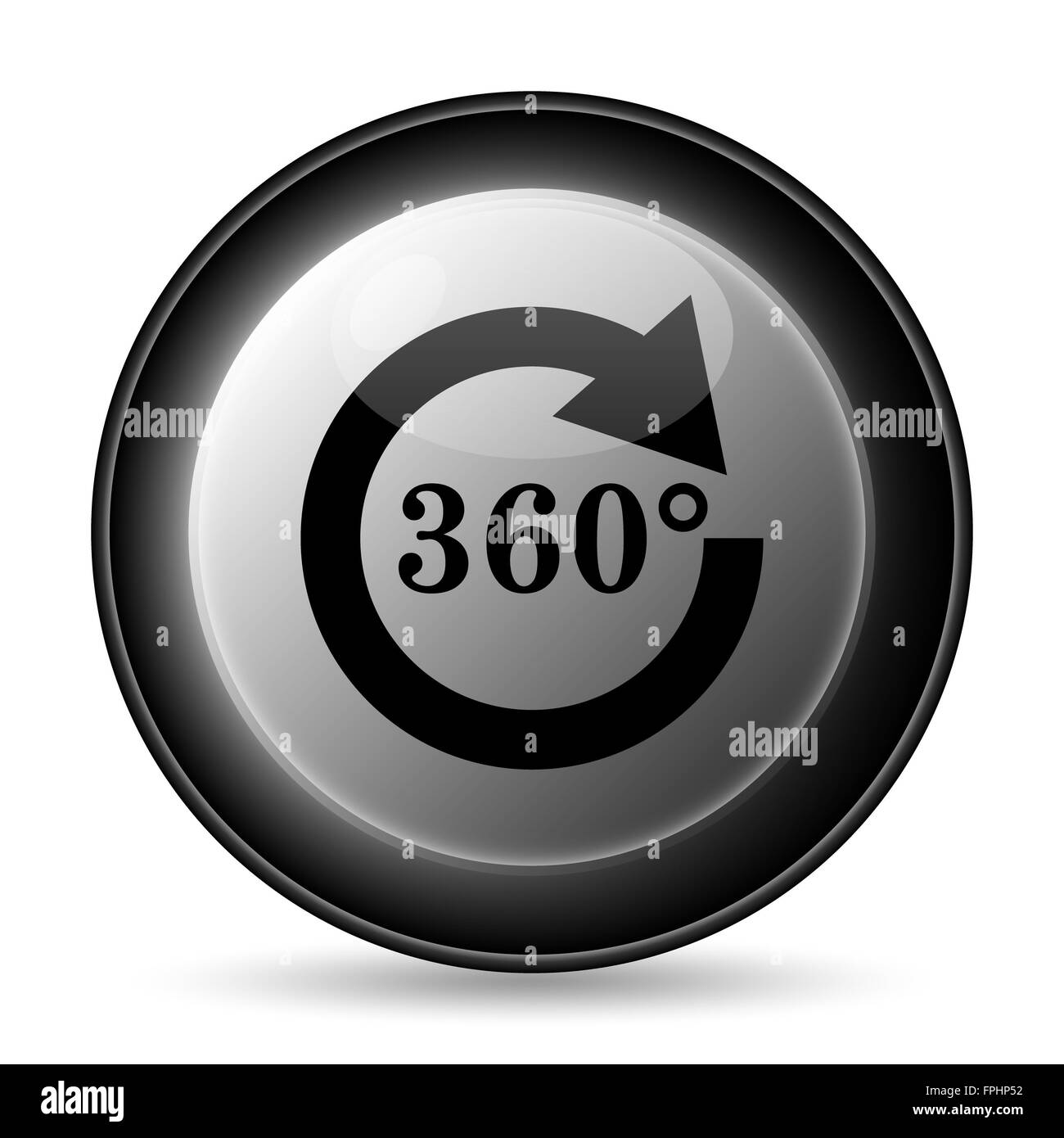Reload 360 icon. Internet button on white background Stock Photo - Alamy