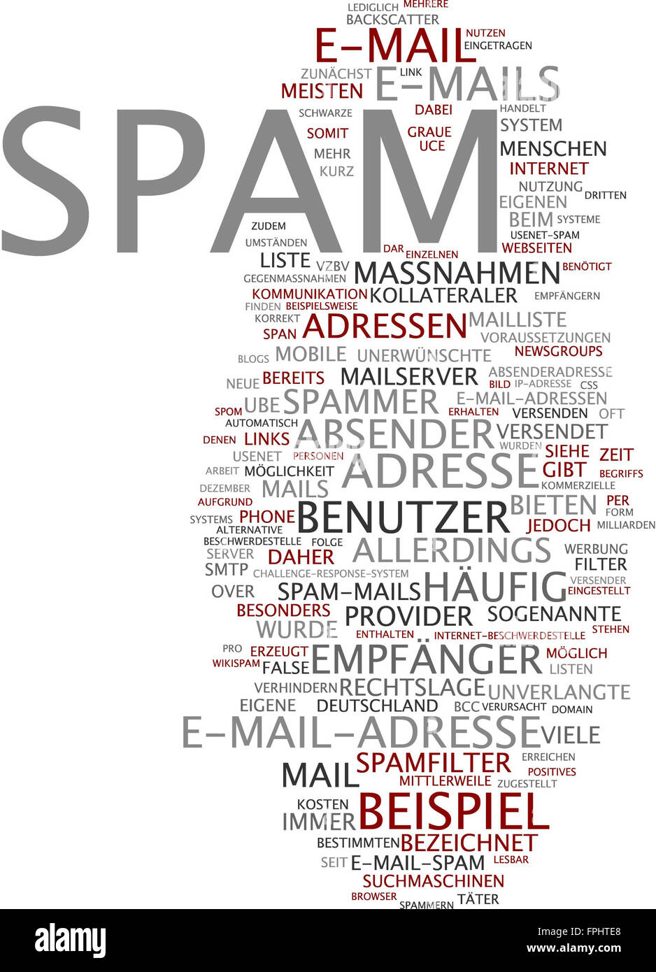 Spam Spammail Mail Email E Mail Filter Spamfilter Stock Photo