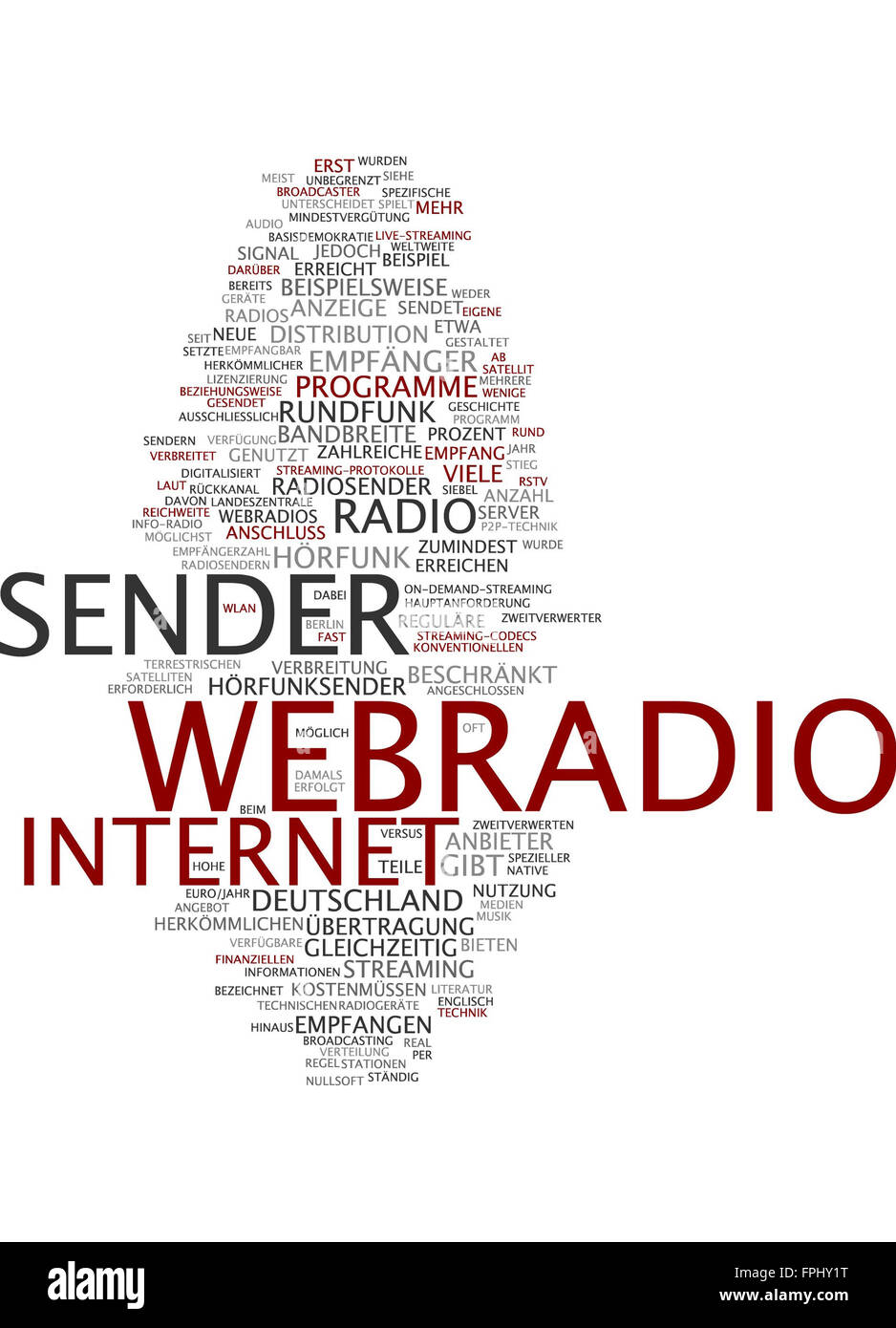 Webradio Internet Internetradio Radio Sender Stock Photo 99968676