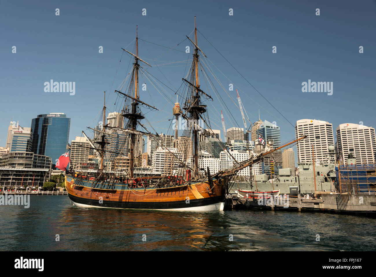 The Australian National Maritime Museum is a federally operated maritime museum in Darling Harbour, Sydney in New South Wales, A Stock Photo