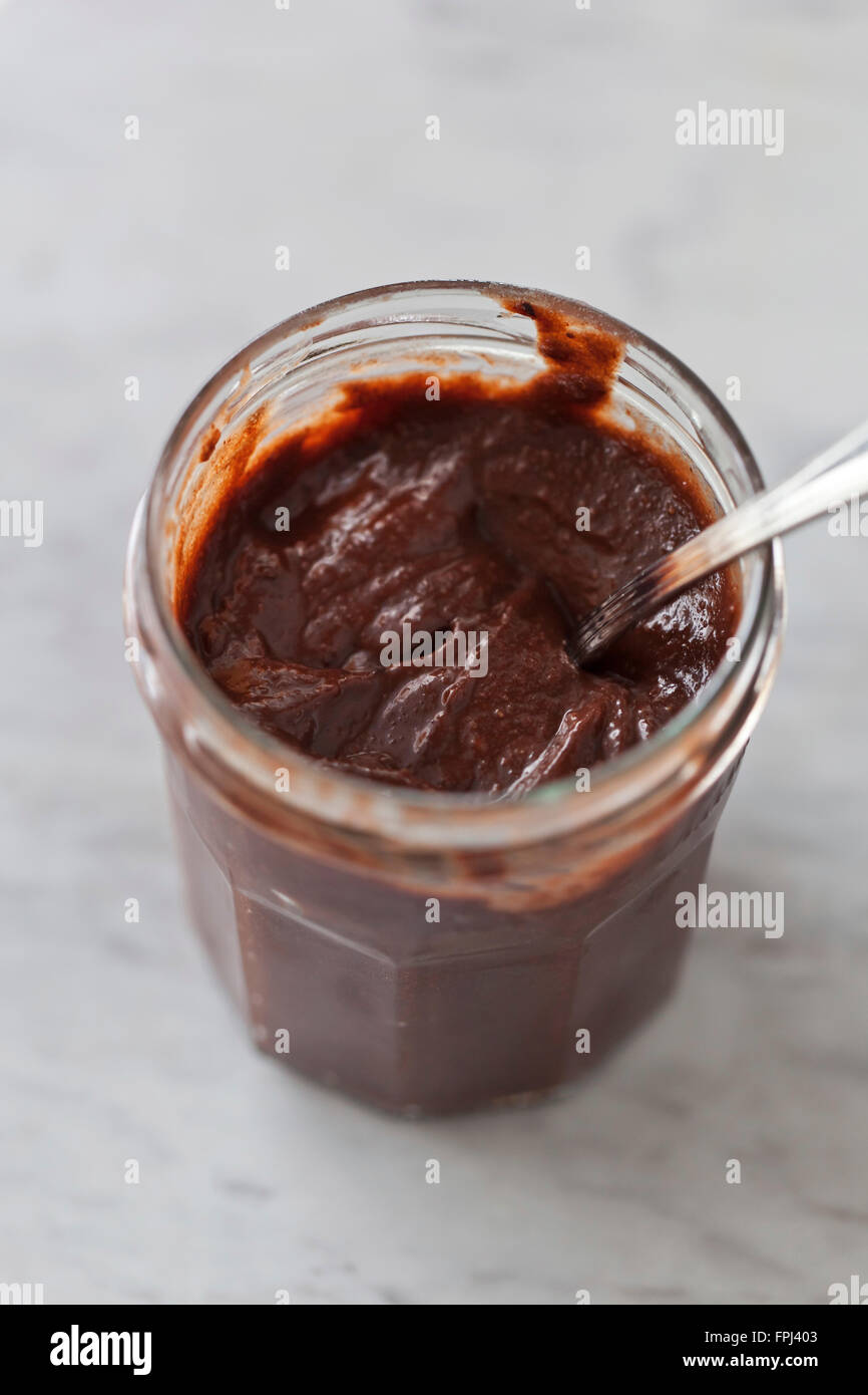 Chocolate hazelnut spread Stock Photo Alamy