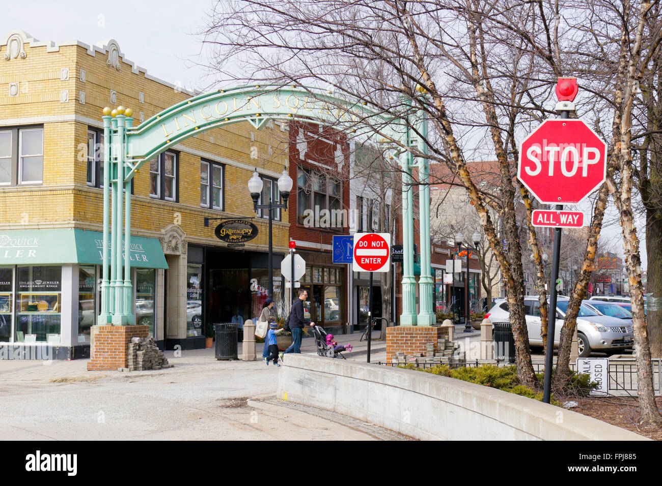 Lincoln square chicago hires stock photography and images Alamy