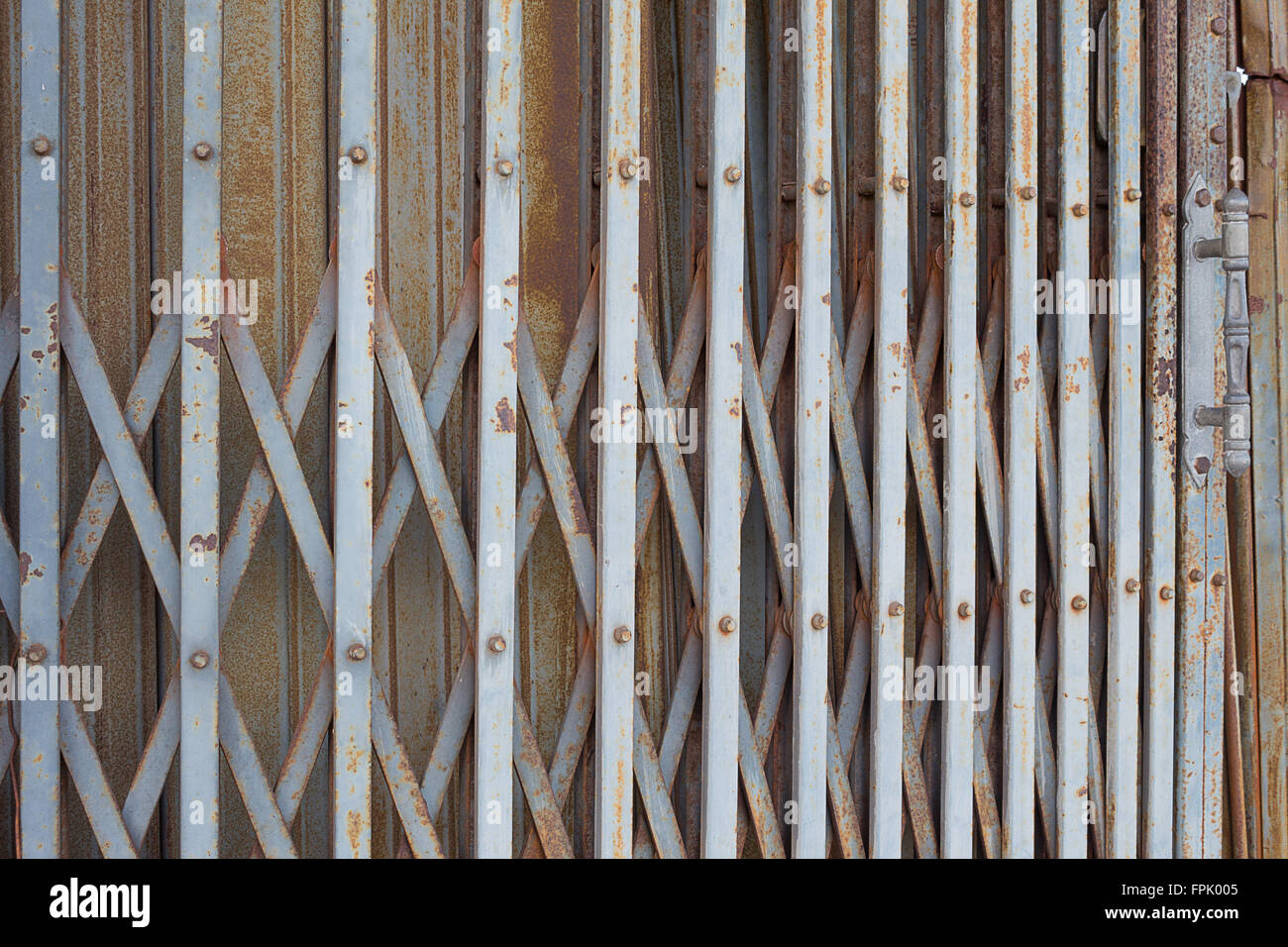 old rusted iron gates Southern Thailand Stock Photo - Alamy
