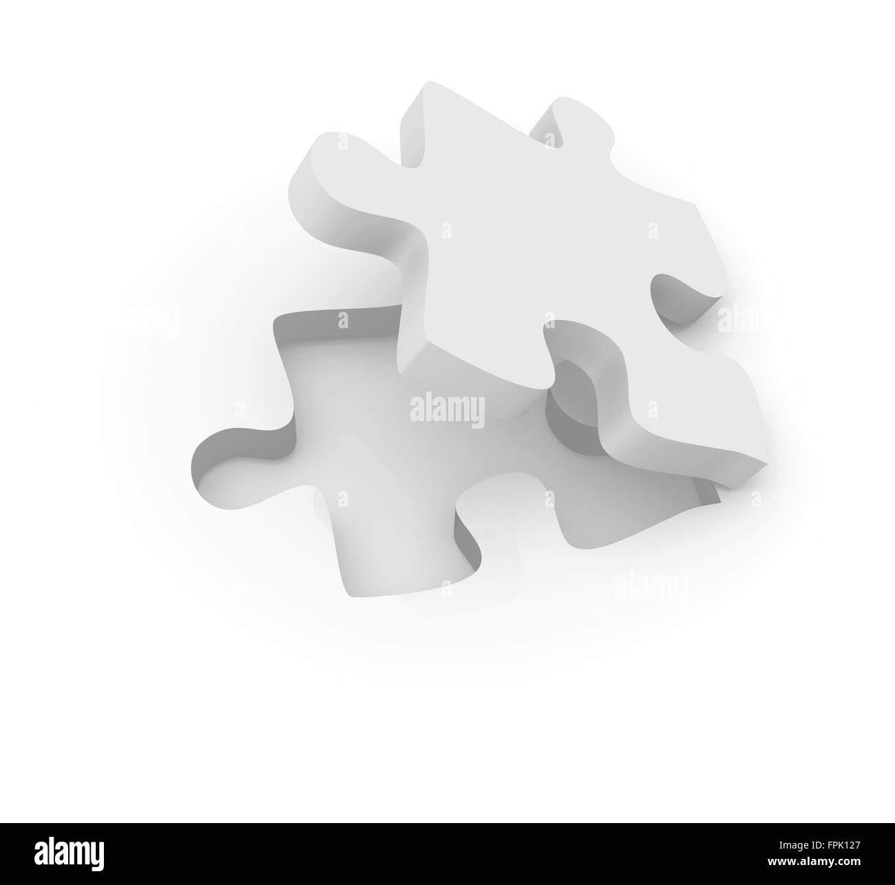 Puzzle Piece , 3d rendered image Stock Photo - Alamy