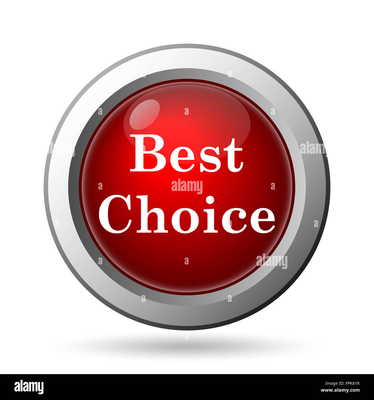 Best choice icon. Internet button on white background Stock Photo - Alamy
