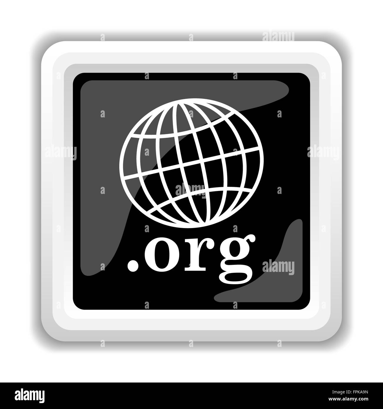 .org icon. Internet button on white background Stock Photo - Alamy