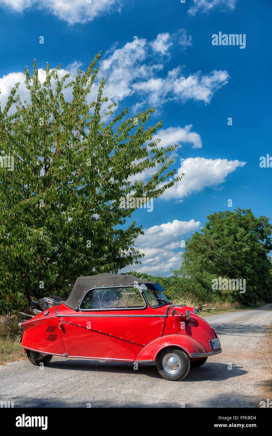 Elsenfeld, Bavaria, Germany, Messerschmitt microcar KR 200, year of manufacture 1960, cubic capacity 191 cubic centimetres, Stock Photo