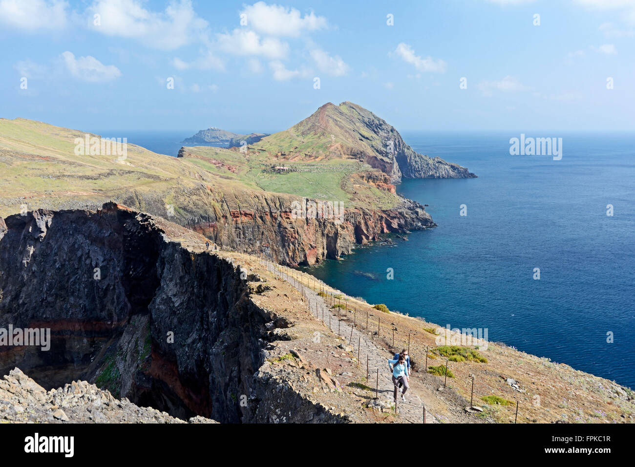 Madeira, Baia de Aba in the landscape 'Ponta de Sao Lourenco' Stock Photo