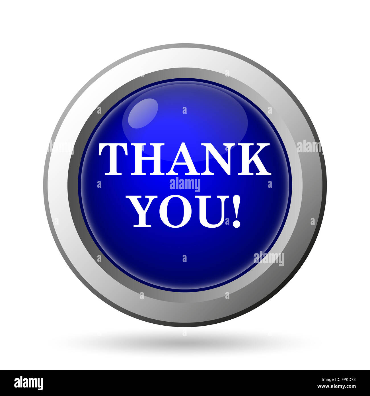 Thank you icon Stock Photo - Alamy
