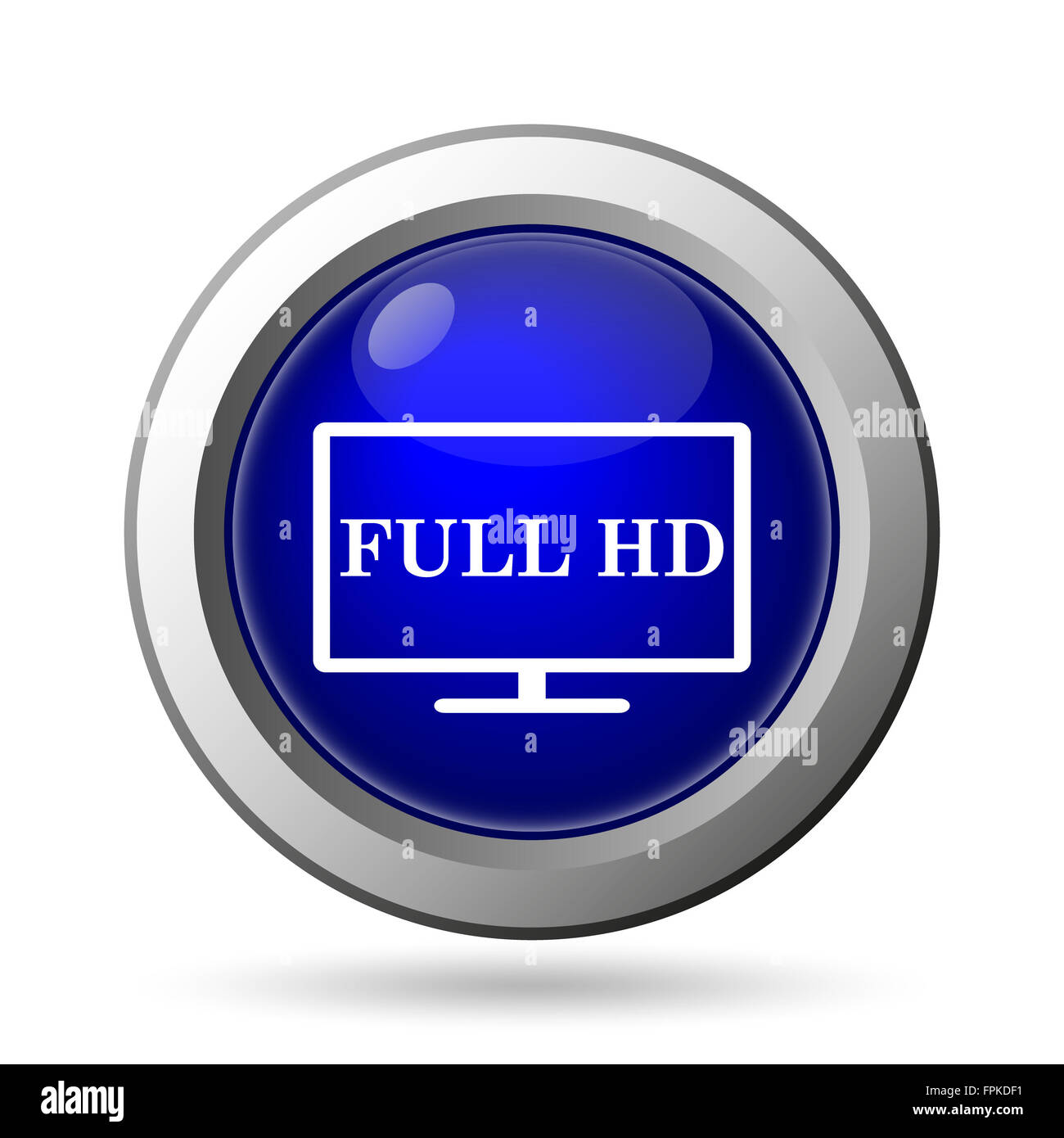 Full HD icon Stock Photo - Alamy
