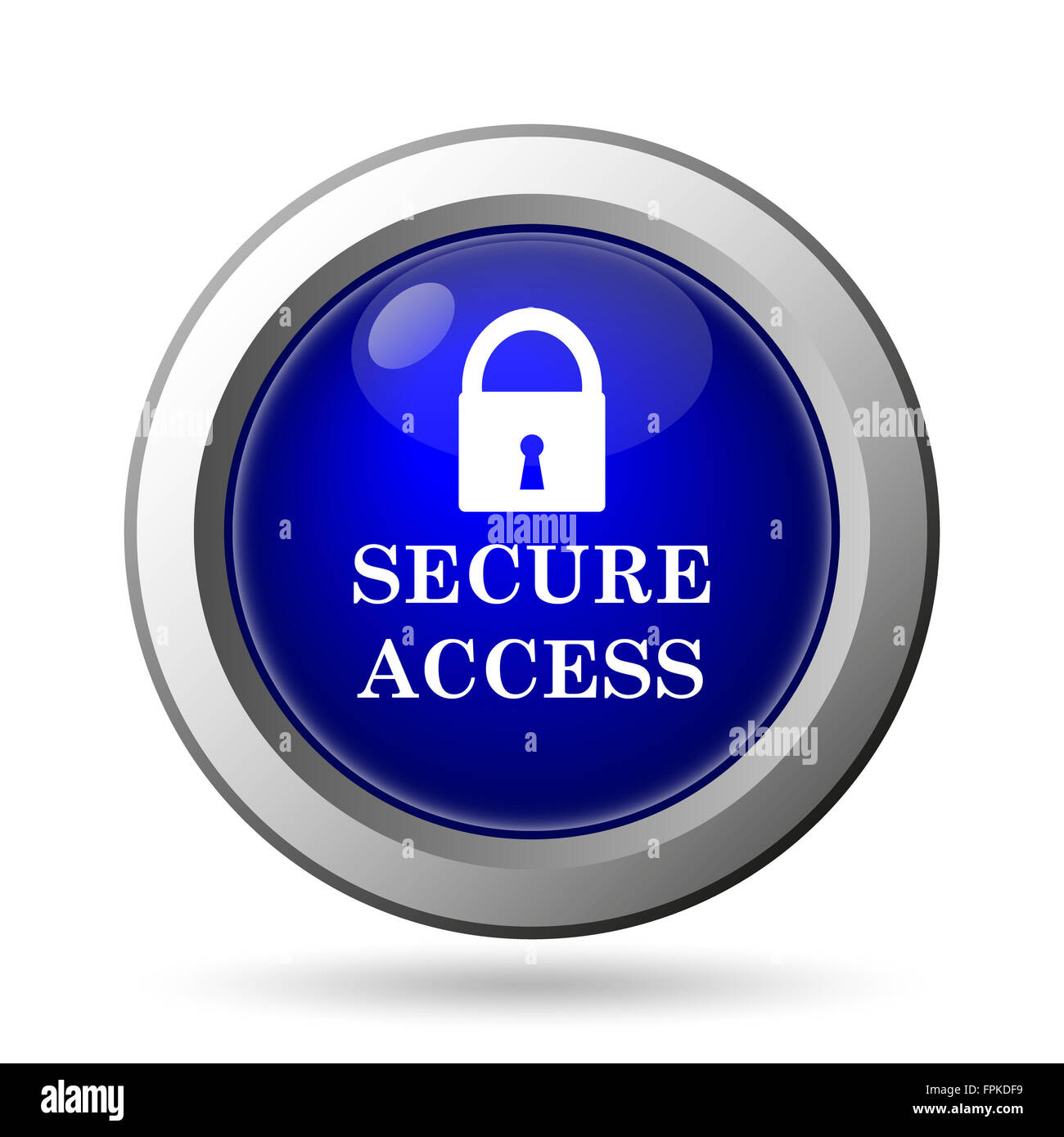 Secure access icon Stock Photo Alamy