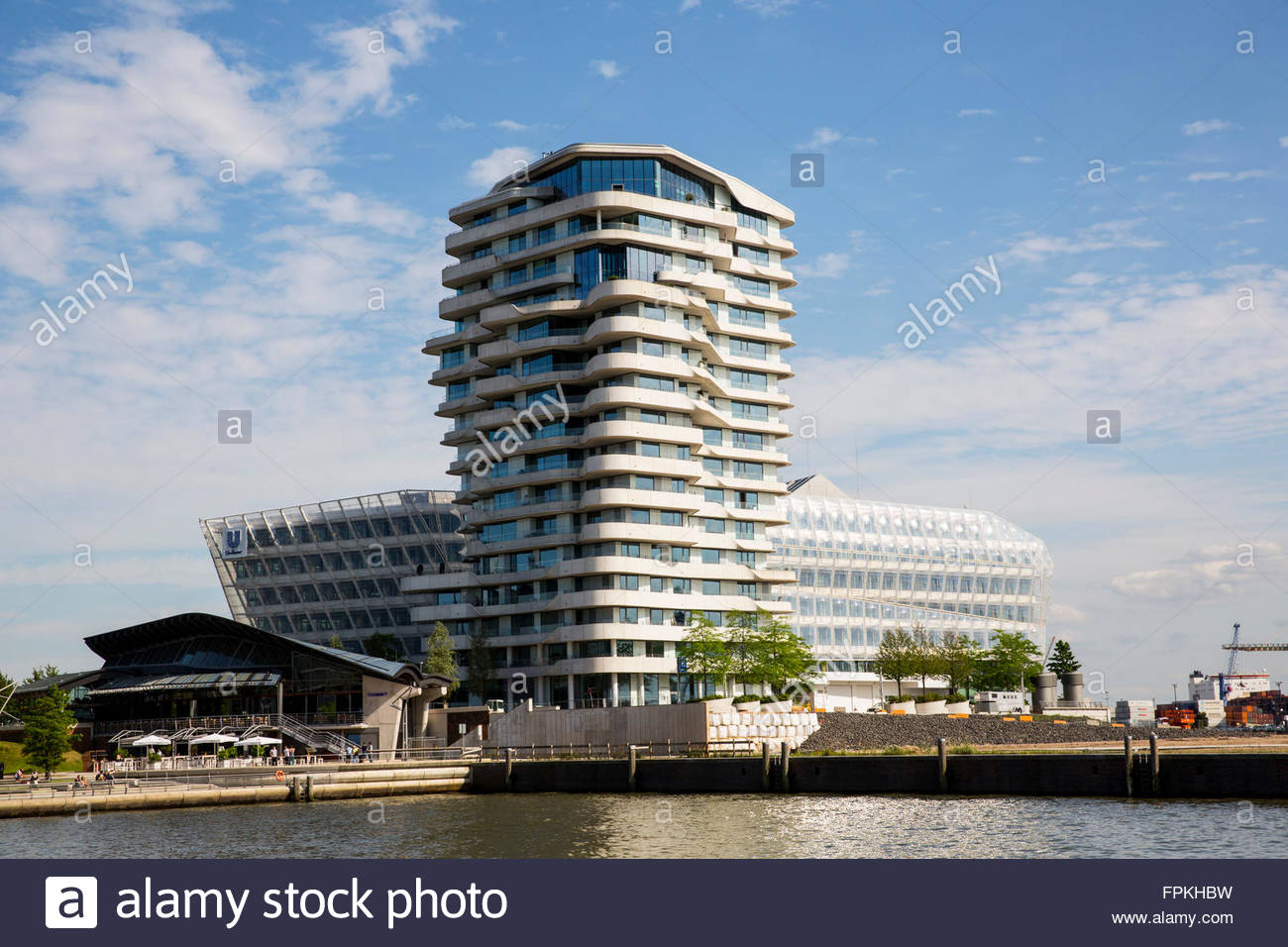 Unilever Building and Marco Polo Tower in the HafenCity area in ... Unilever Building and Marco Polo Tower in the HafenCity area in ...