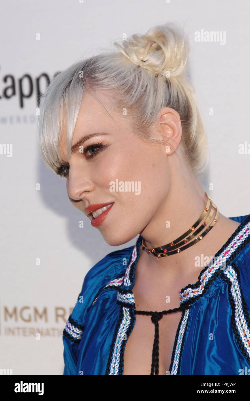 Las Vegas, NV, USA. 18th Mar, 2016. Natasha Bedingfield at arrivals for