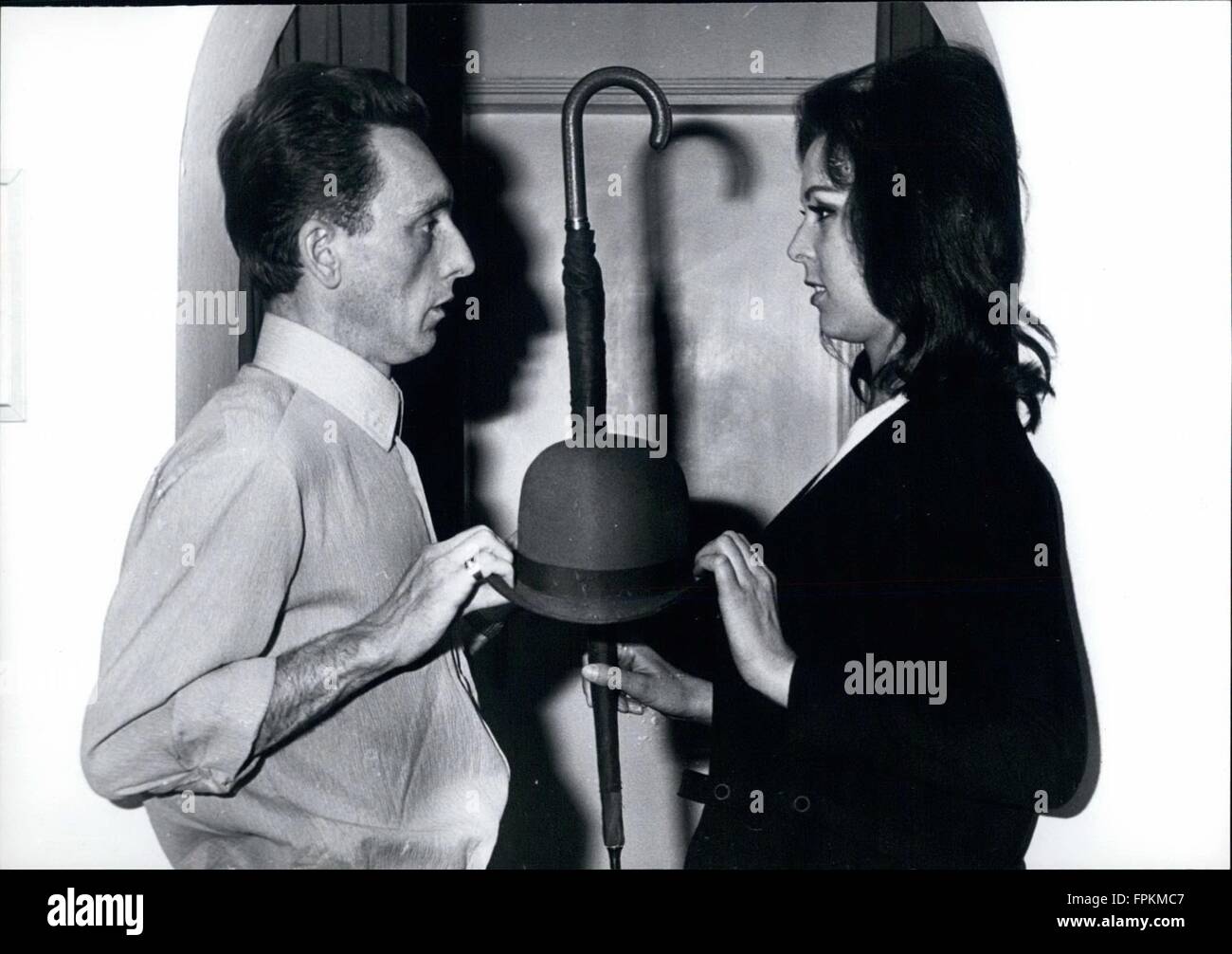 1969 - Heinz Browers is an very good publicity - Manager in Germany. He makes the German ''Emma Peel'' Friedel Frank © Keystone Pictures USA/ZUMAPRESS.com/Alamy Live News Stock Photo