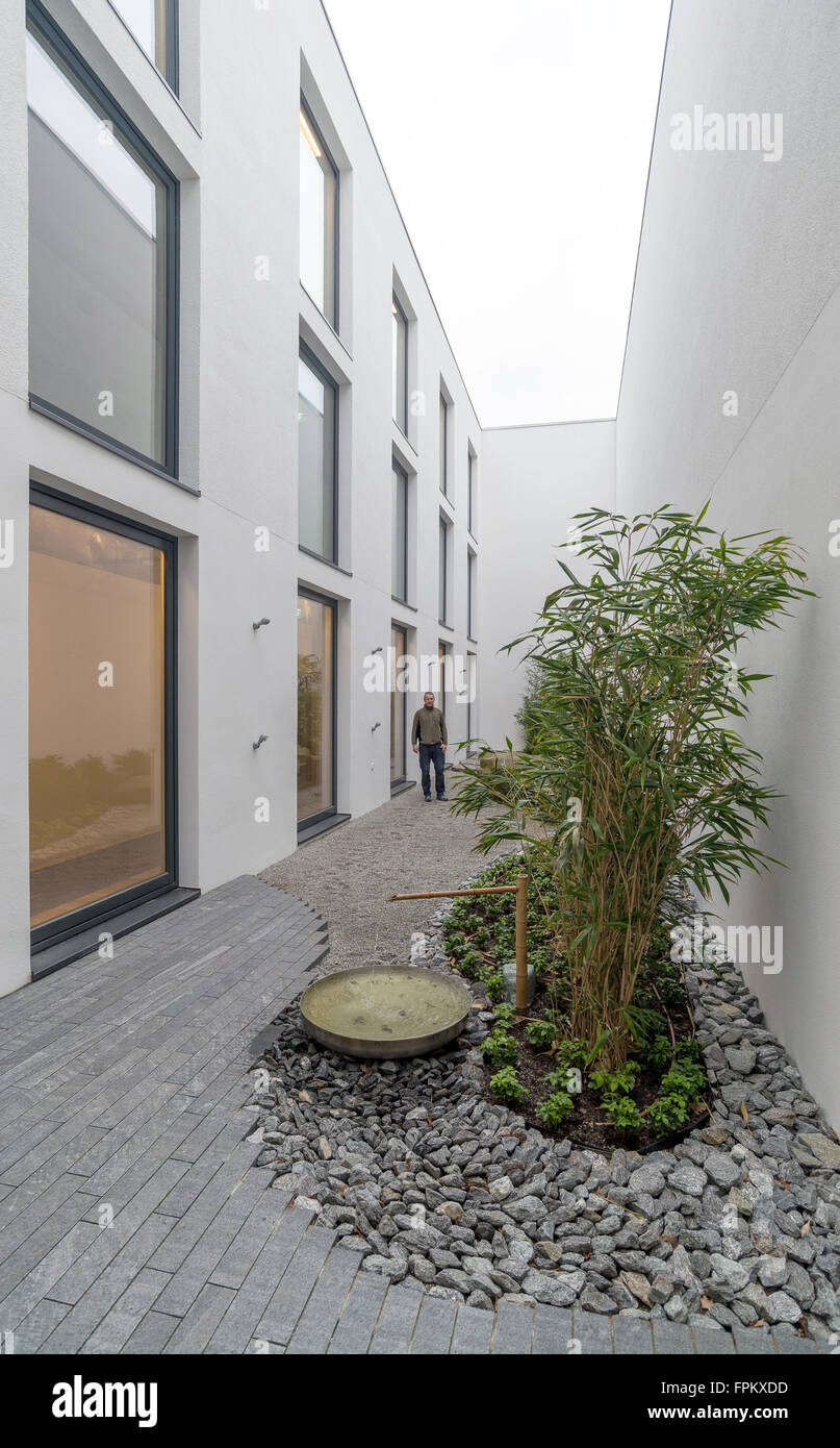 Bad Saarow, Germany. 17th Feb, 2016. The Sukhavati Spiritual Care Center in Bad Saarow, Germany, 17 February 2016. Photo: Patrick Pleul/dpa/Alamy Live News Stock Photo