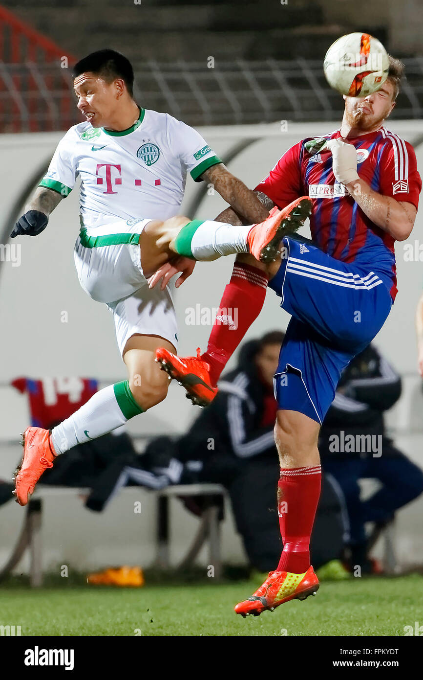 Ferencvarosis Cristian Ramirez Action During Uefa Editorial Stock