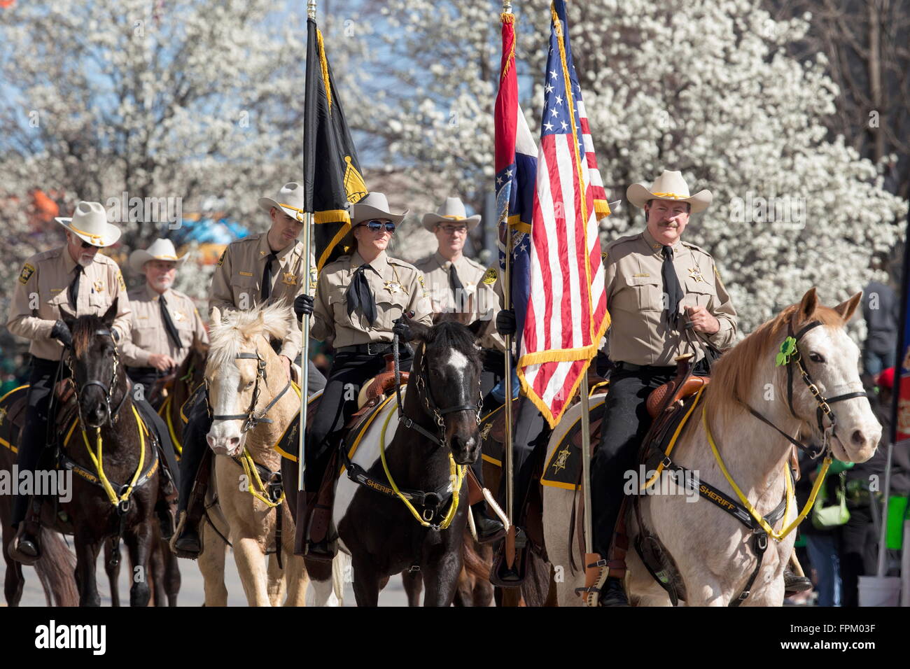 Kansas City, Missouri, USA. 17th Mar, 2016. Jackson County Sheriff's