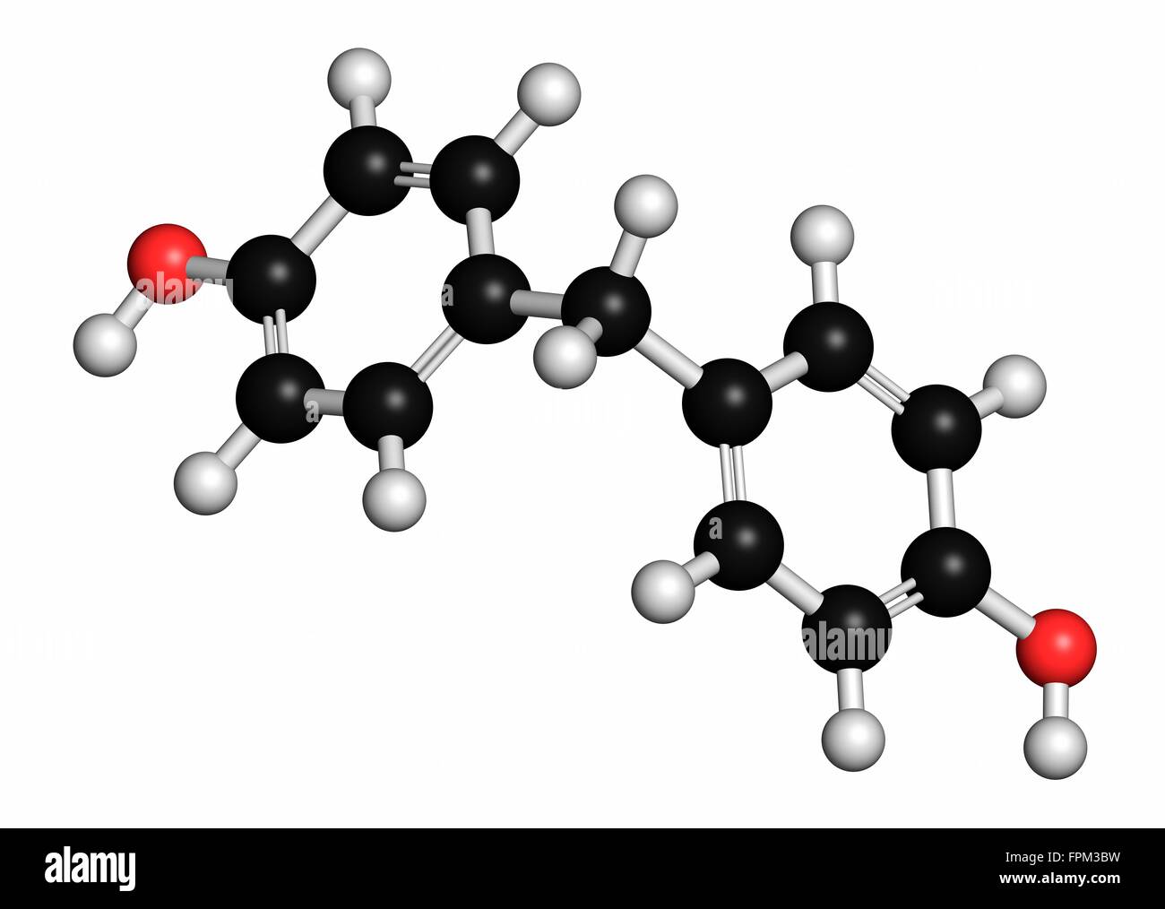 Bisphenol F Bpf Molecule Alternative For Bisphenol A Bpa Atoms Are Represented As Spheres With C Venti Al Colour Coding Stock Photo Alamy