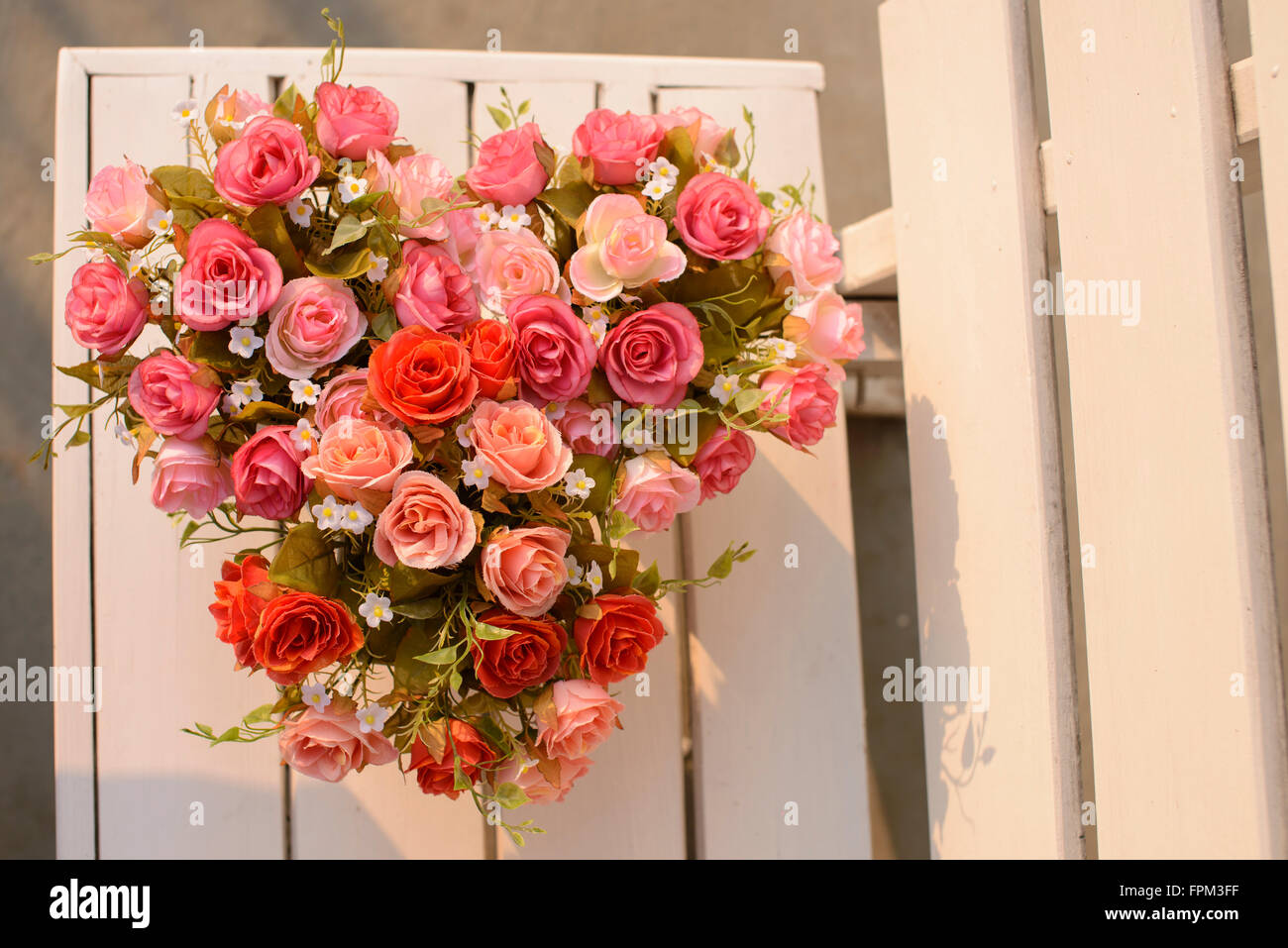Rose flower on white background Stock Photo - Alamy