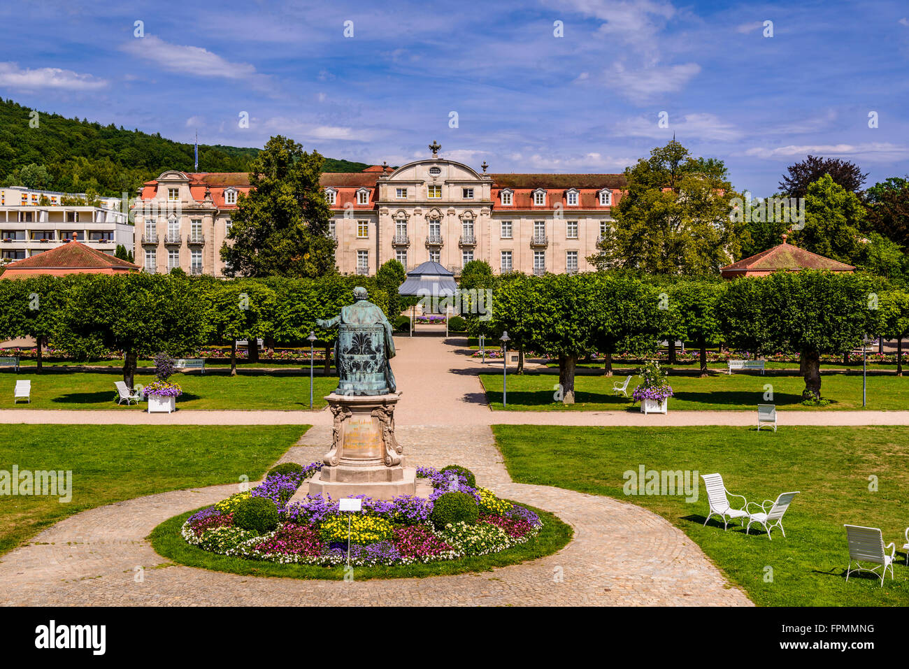Germany, Bavaria, Lower Franconia, Rhön, Sinntal, Bad Brückenau, spa