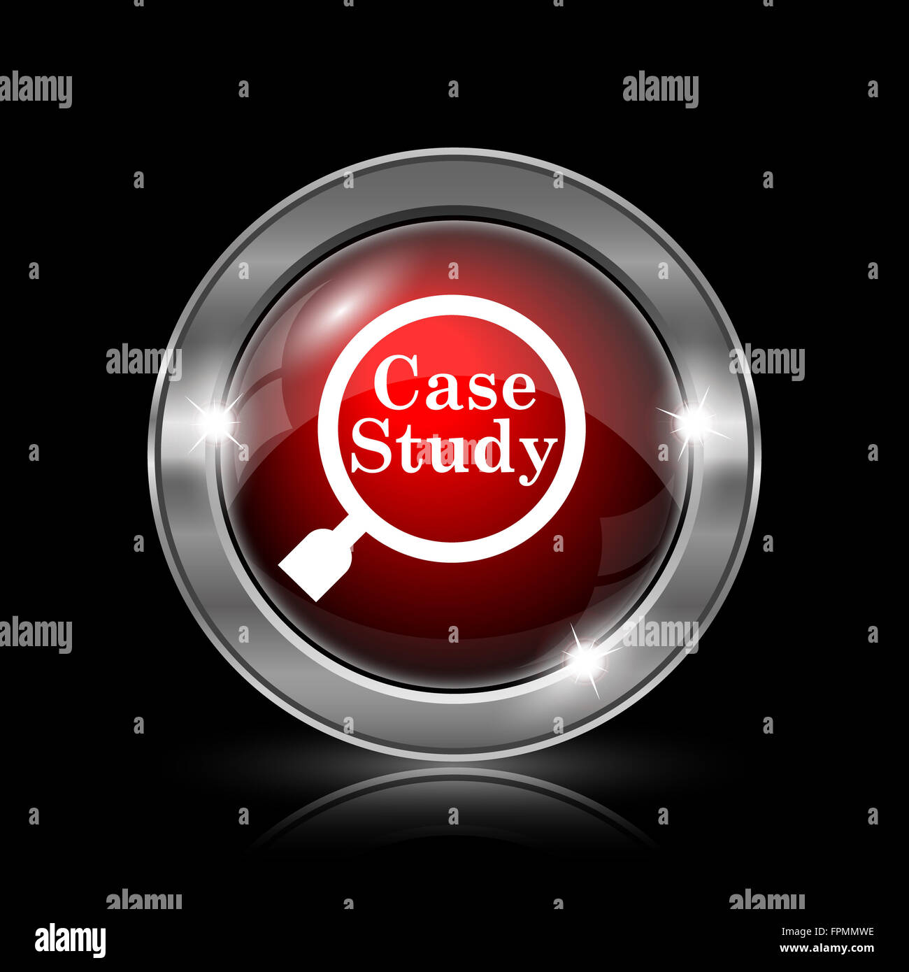 Case study icon black website hi-res stock photography and images - Alamy