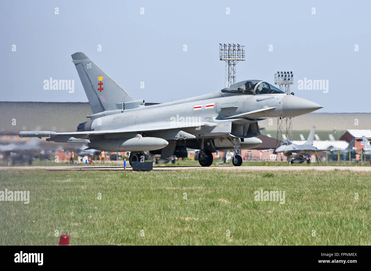 Eurofighter Typhoon, No.41(R) Squadron, RAF Coningsby Stock Photo