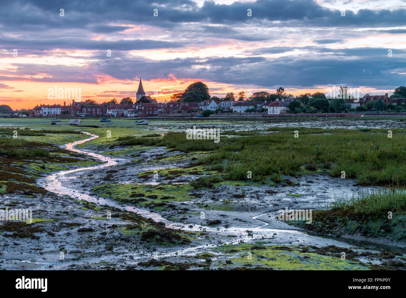 Summer Bosham Hoe Stock Photo Alamy