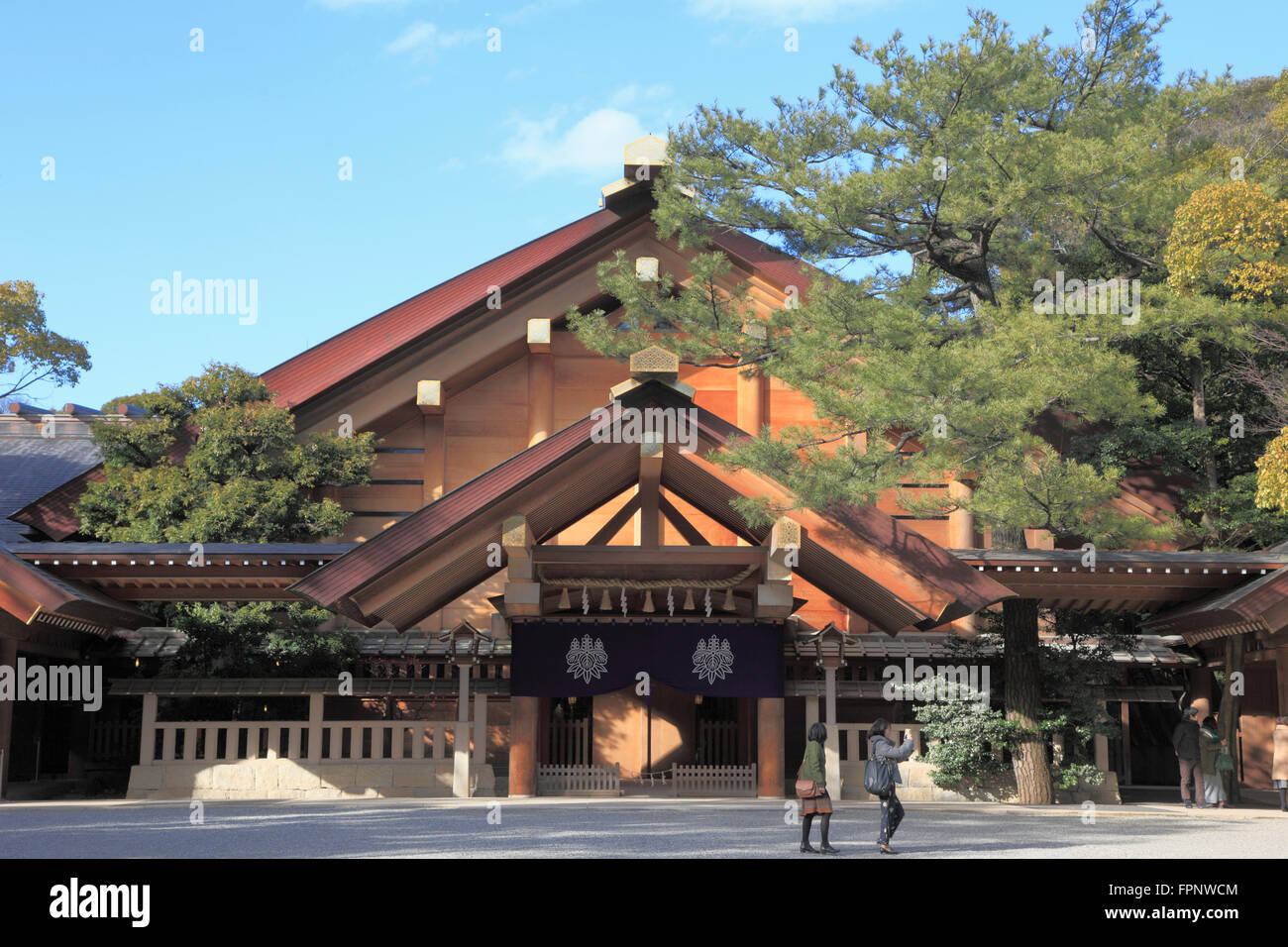 Japan, Nagoya, Atsuta Shrine, Stock Photo