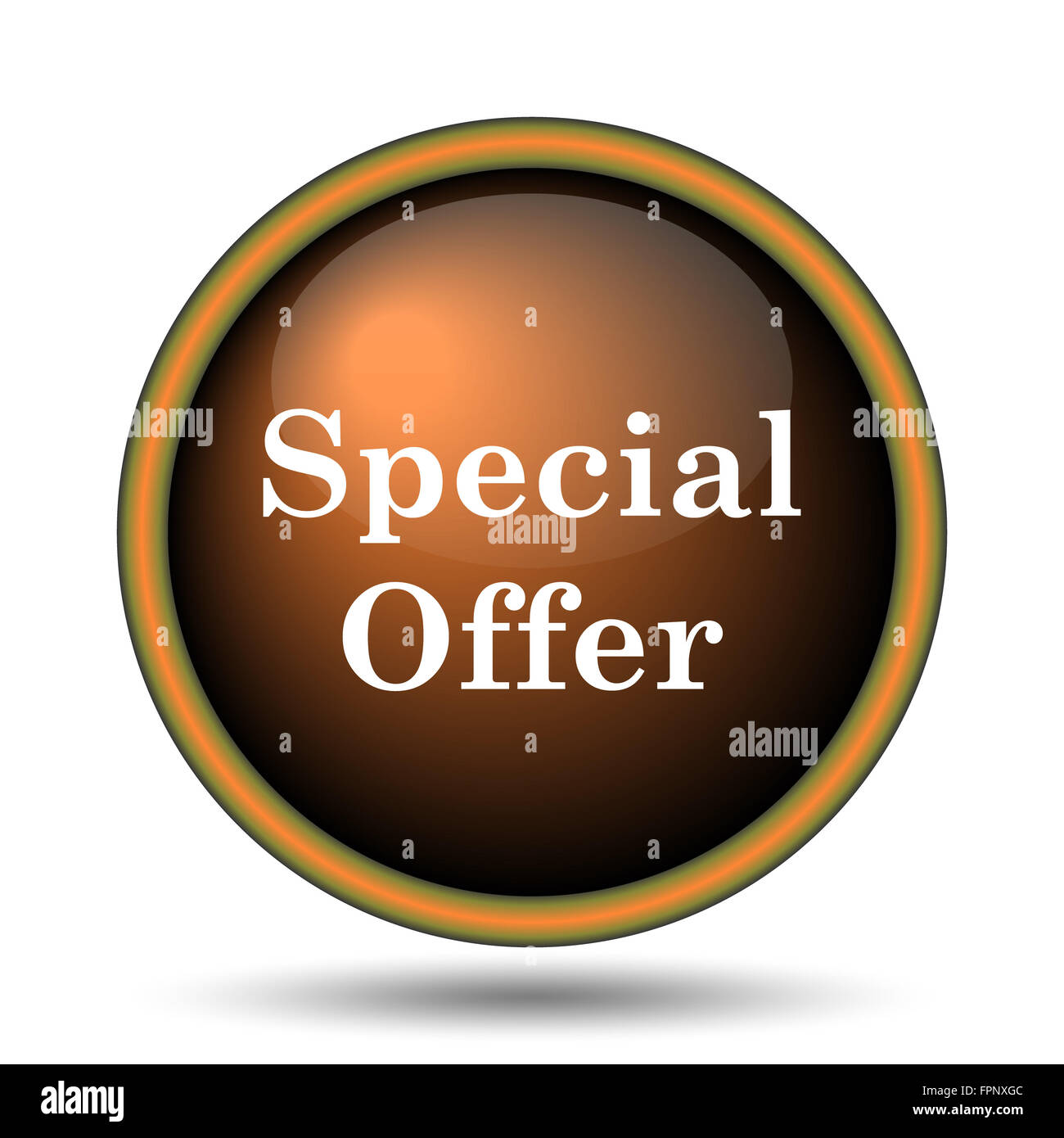 Special offer icon. Internet button on white background Stock Photo - Alamy