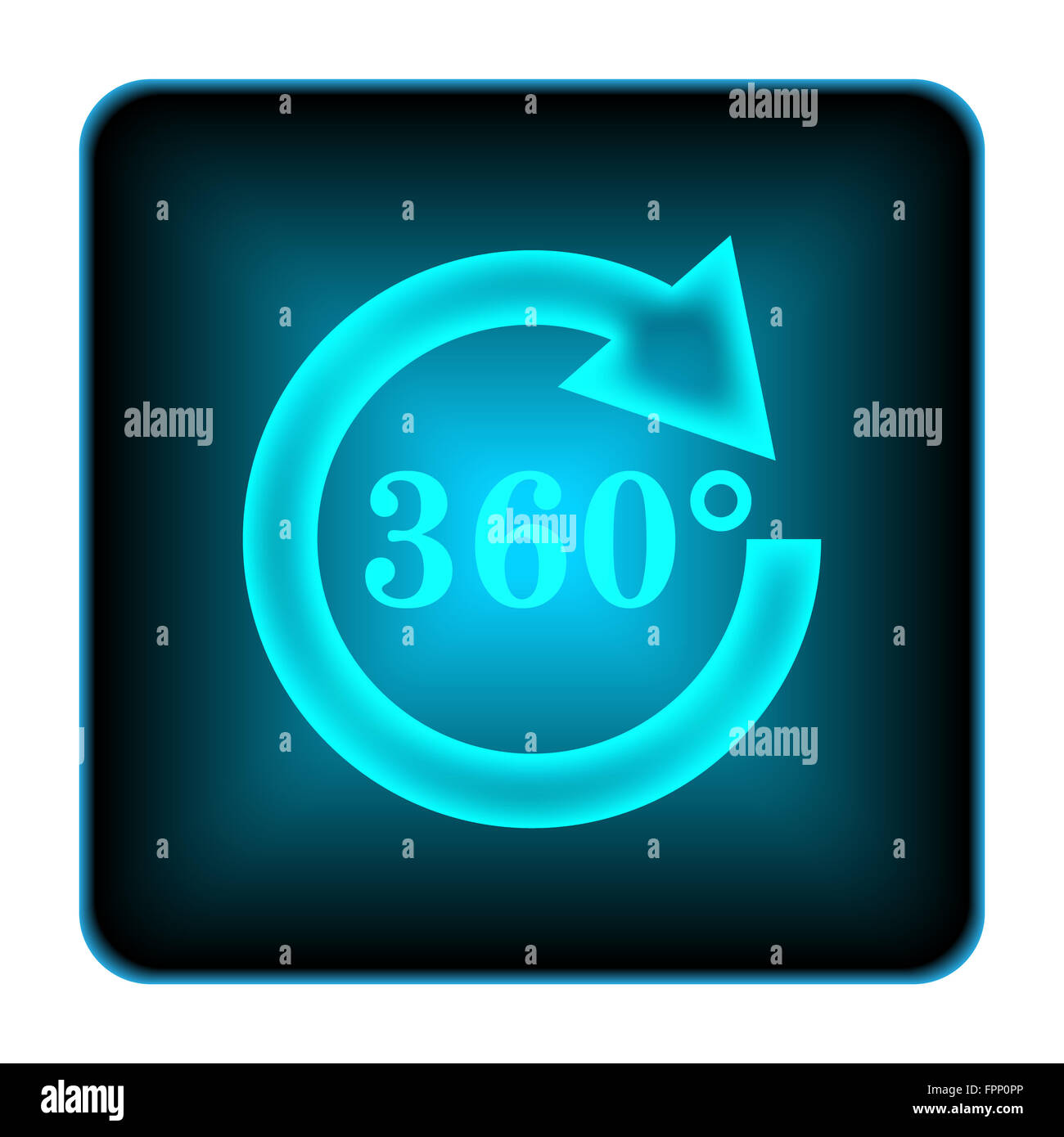 Reload 360 icon. Internet button on white background Stock Photo - Alamy