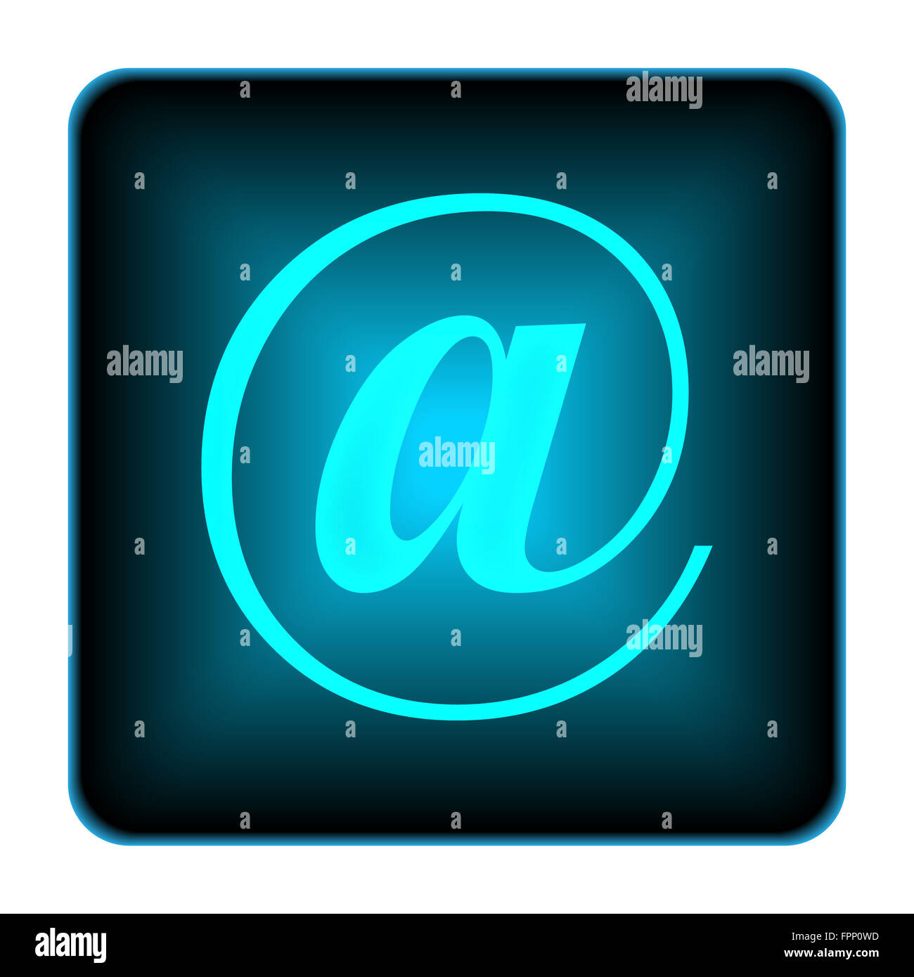 At icon. Internet button on white background Stock Photo - Alamy