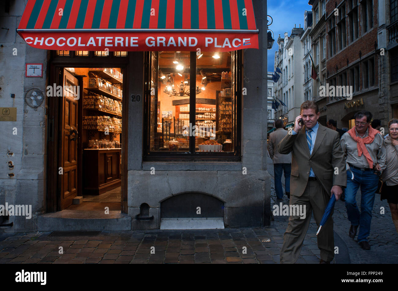 Chocolate shop Grand Place, in the same square of Grand Place, Brussels