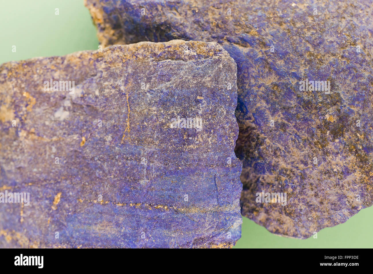 Raw Lapis lazuli stone specimen - USA Stock Photo